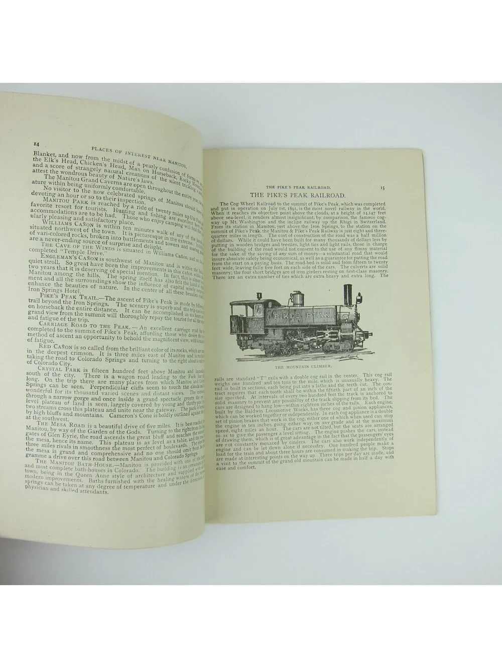 Denver & Rio Grande Railroad Tour Book Colorado New Mexico & Utah Antique 1899